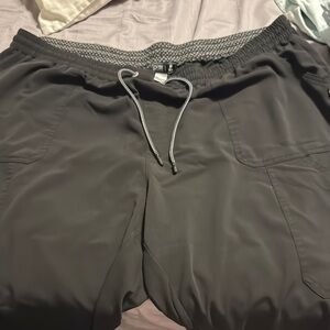 Koi scrub Pants black with Drawstring